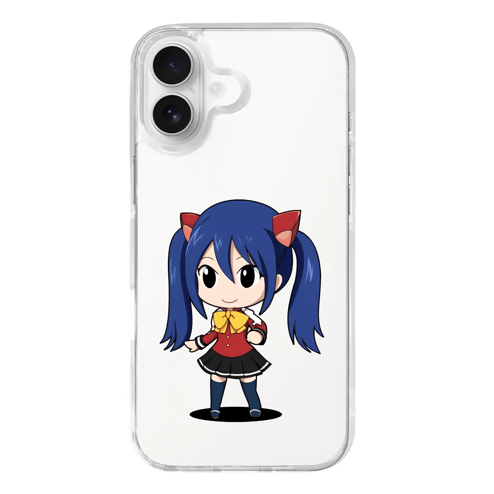 フェアリーテイル グッズ ウェンディ・マーベル - iPhone 17シリーズ 透明スマホケース – 薄型・耐衝撃・精密フィット保護カバー